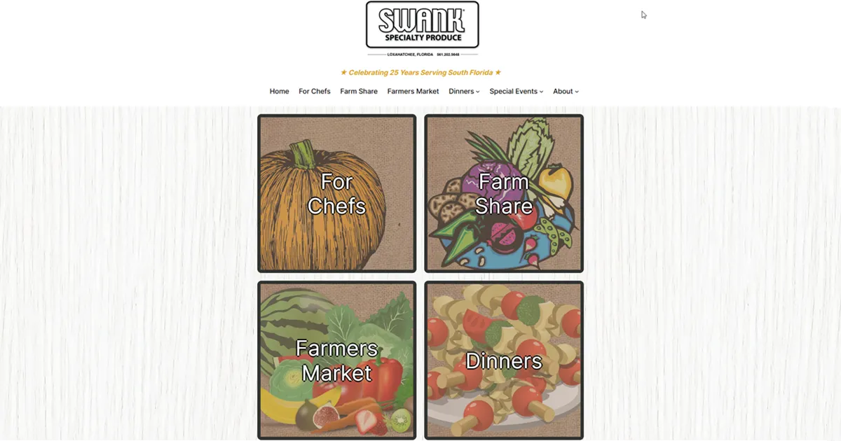 Swank Specialty Produce, Swank Farm