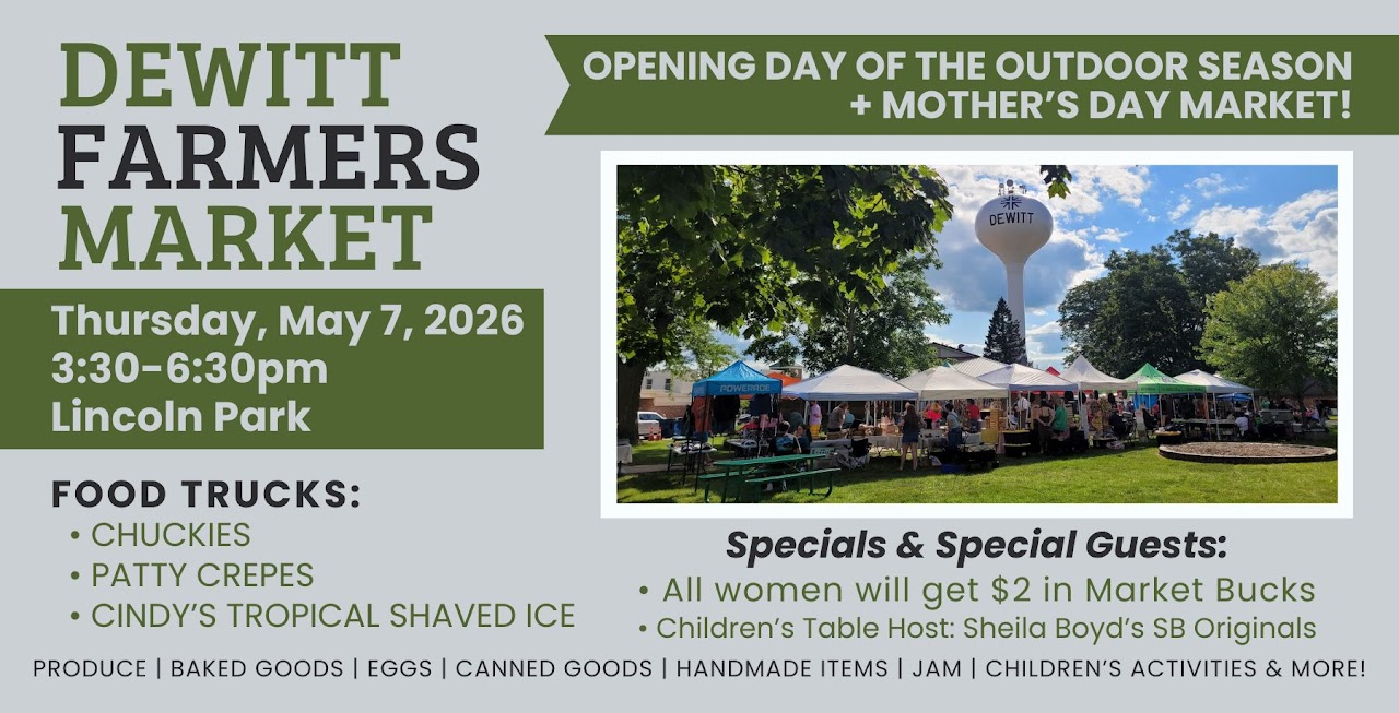 DeWitt Farmers Market - Summer