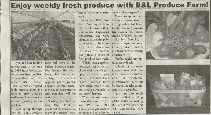 B & L Produce Farm
