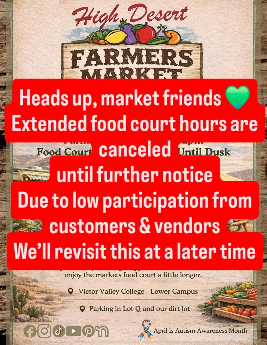 High Desert Farmer’s Market